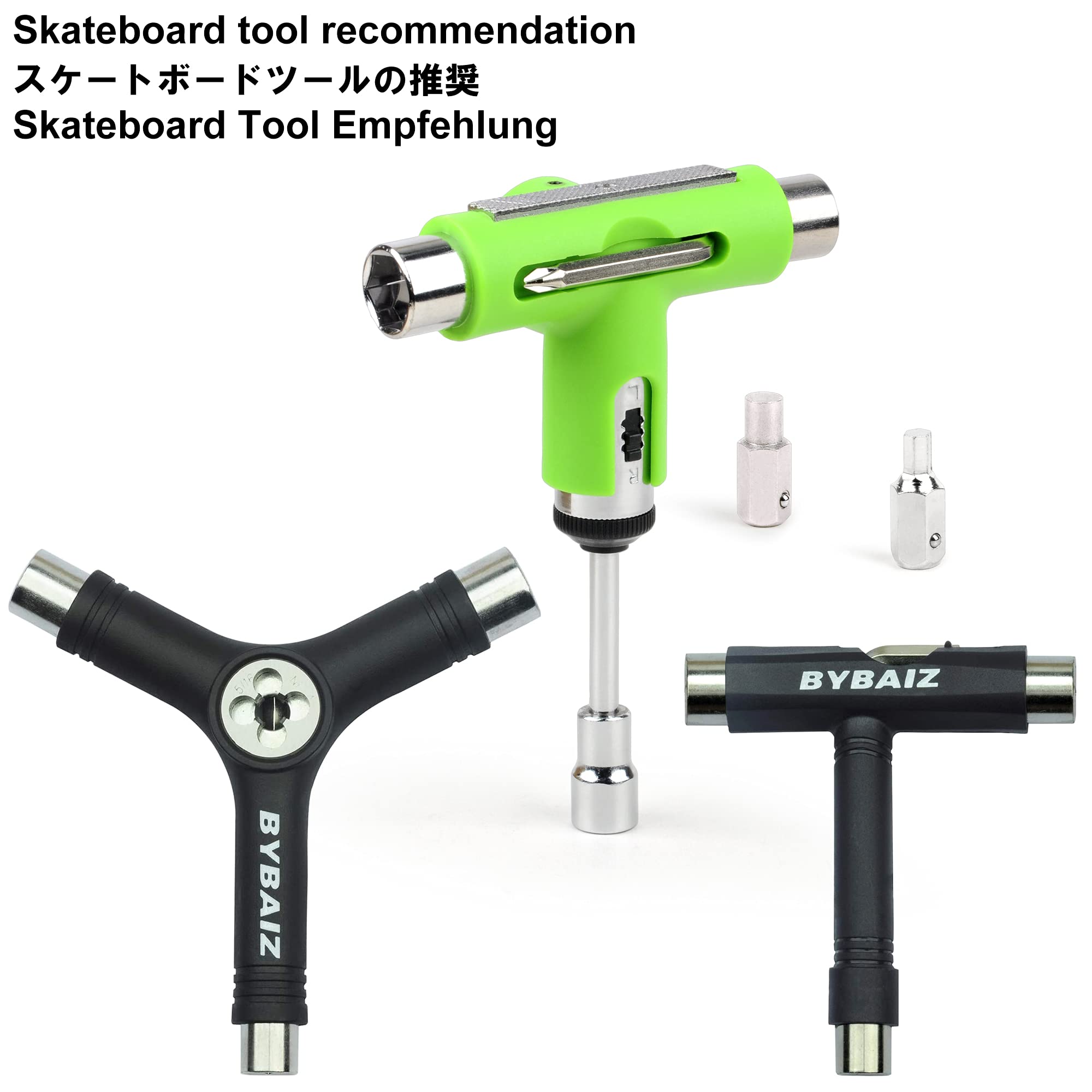 Amazon | BYBAIZ 1-1/2インチ 38.1mm ブラックスケートボードネジ